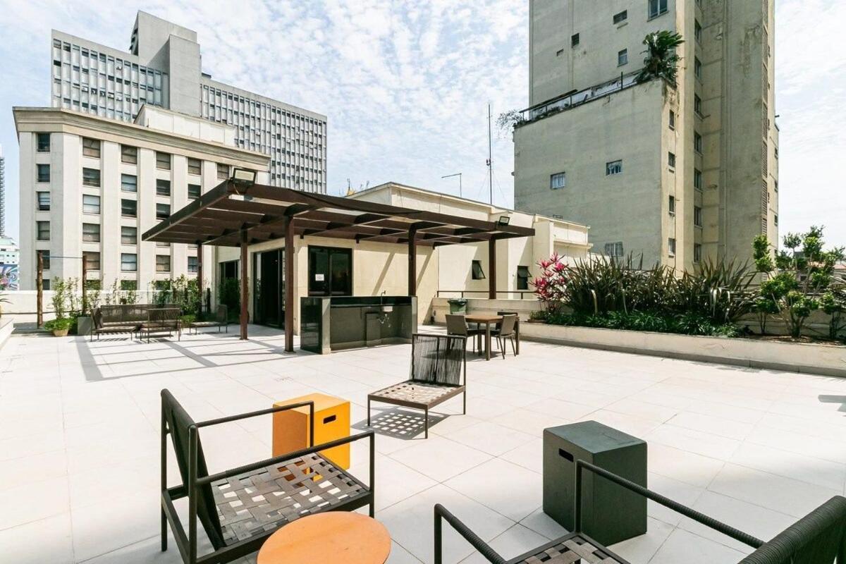 Апартаменти Novo E Rustico Studio No Centro-Sp/Metro Luz Сан-Паулу Екстер'єр фото
